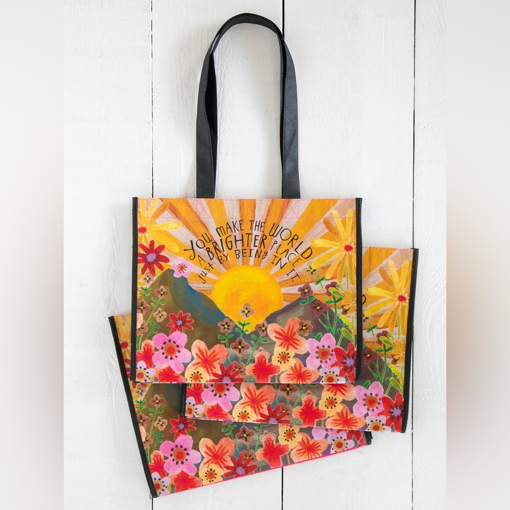 Set of 2 (L/XL), Sunshine Flowers Bags - Picture 7 of 11